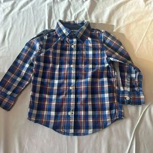 Gymboree -  long sleeve button down shirt. Size 3T